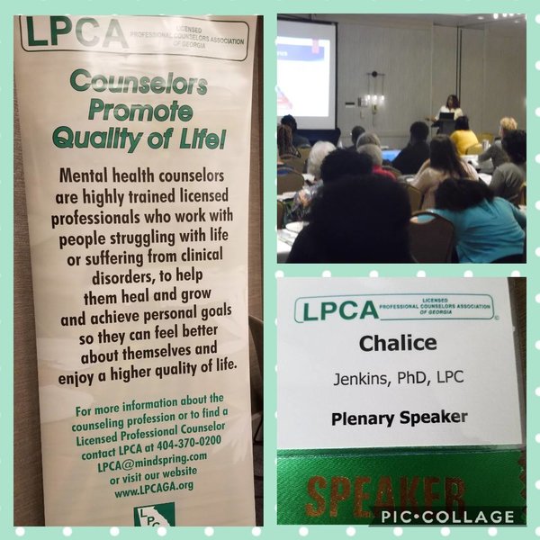 Chalice Jenkins presents at LPCA Conference